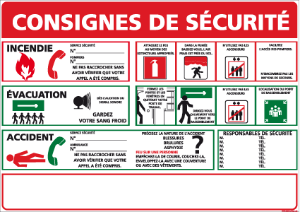 consignes securite